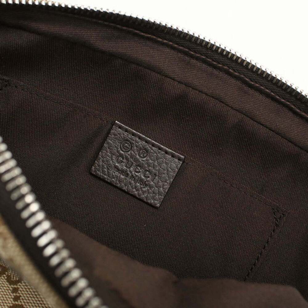GUCCI Authentic Brown Canvas Hobo Bag - Picture 6 of 8